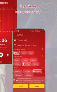 اسکرین شات 3 برنامه Voice Recorder & Audio Records