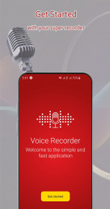 اسکرین شات 1 برنامه Voice Recorder & Audio Records