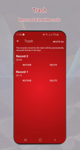 اسکرین شات 7 برنامه Voice Recorder & Audio Records
