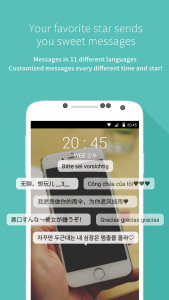 اسکرین شات برنامه Mydol- Lockscreen, Virtual chat, Chat bot 1
