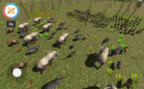 اسکرین شات بازی EPIC ANIMAL BATTLE SIMULATOR 1