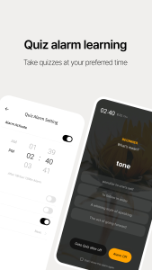 اسکرین شات 3 برنامه Lockscreen English Word Alarm