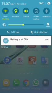 اسکرین شات 3 برنامه Battery Percentage Display