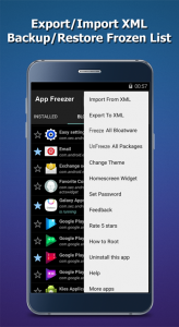 اسکرین شات برنامه App Freezer 3