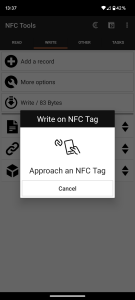 اسکرین شات 4 برنامه NFC Tools