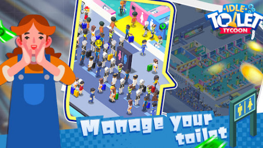 اسکرین شات بازی Toilet Empire Tycoon - Idle Management Game 1