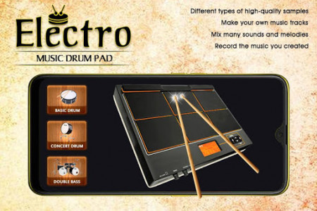 اسکرین شات برنامه Electro Drum Pads 48 - Real Electro Music Drum Pad 5