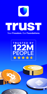 اسکرین شات برنامه Trust: Crypto & Bitcoin Wallet 1