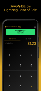 اسکرین شات 1 برنامه Wallet of Satoshi POS