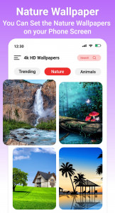 اسکرین شات برنامه HD Mobile Wallpaper Change 6