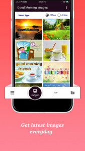 اسکرین شات 1 برنامه Good Morning Gif & Images