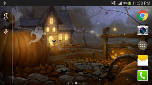 اسکرین شات برنامه Halloween Live Wallpaper HD 8