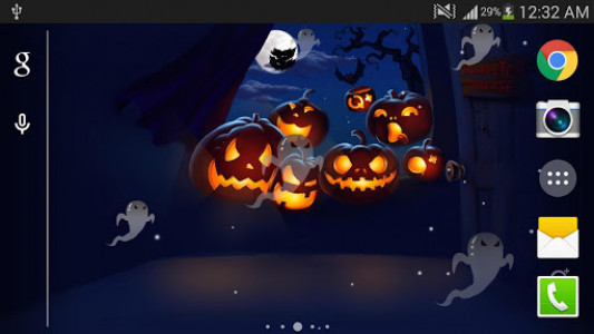 اسکرین شات برنامه Halloween Live Wallpaper HD 2
