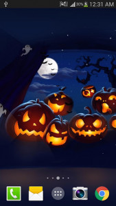 اسکرین شات برنامه Halloween Live Wallpaper HD 4
