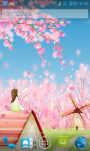 اسکرین شات برنامه Sakura Live Wallpaper FREE 2