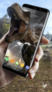 اسکرین شات برنامه 3D Dinosaurs Live Wallpaper 1