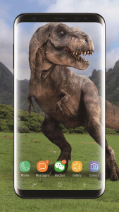 اسکرین شات برنامه 3D Dinosaurs Live Wallpaper 2
