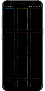 اسکرین شات برنامه Galaxy phone Edge Lighting Live Wallpaper 2