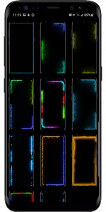 اسکرین شات برنامه Galaxy phone Edge Lighting Live Wallpaper 1