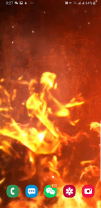 اسکرین شات برنامه 3D Fire Video Live Wallpaper PRO 4