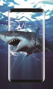 اسکرین شات برنامه 3D Shark in the Live Wallpaper 4