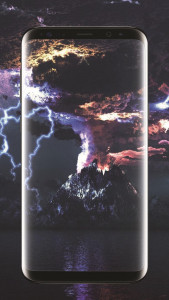 اسکرین شات برنامه Thunderstorm 3D Live Wallpaper 5