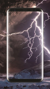 اسکرین شات برنامه Thunderstorm 3D Live Wallpaper 4