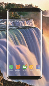 اسکرین شات برنامه 3D Waterfall Live Wallpaper 6