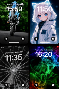 اسکرین شات 2 برنامه Live Wallpapers 4K, HD, Anime