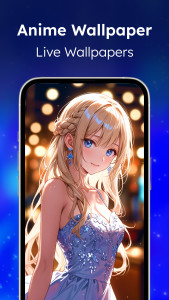 اسکرین شات برنامه Live Wallpapers 4K, HD, Anime 7