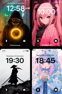 اسکرین شات 1 برنامه Live Wallpapers 4K, HD, Anime