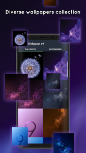 اسکرین شات برنامه S9 Wallpapers - Galaxy S9 Backgrounds 7