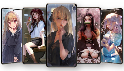 اسکرین شات 5 برنامه Anime Girl Wallpaper