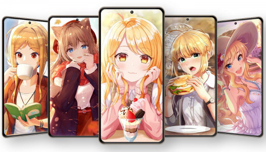اسکرین شات 4 برنامه Anime Girl Wallpaper