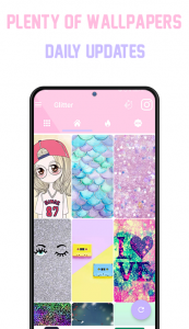 اسکرین شات برنامه Glitter Wallpapers 3