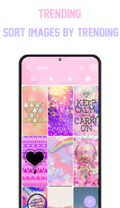 اسکرین شات برنامه Glitter Wallpapers 4