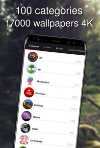 اسکرین شات برنامه 4K Wallpapers 4