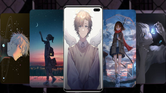 اسکرین شات برنامه Sad Anime Wallpapers 2