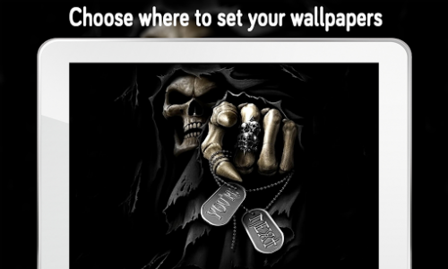 اسکرین شات برنامه Skull Wallpaper (4k) 7