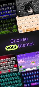 اسکرین شات 4 برنامه Keby Cute Keyboard Themes