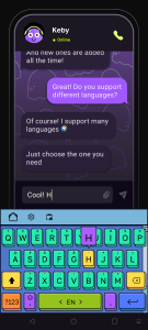 اسکرین شات 7 برنامه Keby Cute Keyboard Themes