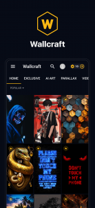 اسکرین شات برنامه Wallcraft Cool 4K Wallpaper 4D 1