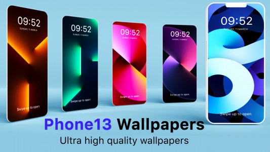 اسکرین شات برنامه Wallpaper for Phone 13 Pro, OS 15, 4k Wallpapers 1