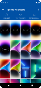 اسکرین شات 1 برنامه Wallpapers for iPhone iOS