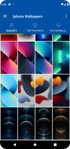 اسکرین شات برنامه Wallpapers for iPhone iOS 2