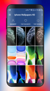اسکرین شات برنامه Wallpapers for iPhone iOS 6