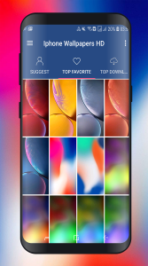 اسکرین شات برنامه Wallpapers for iPhone iOS 7