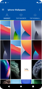 اسکرین شات برنامه Wallpapers for iPhone iOS 5
