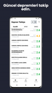 اسکرین شات 1 برنامه Earthquake Turkey
