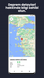 اسکرین شات 2 برنامه Earthquake Turkey